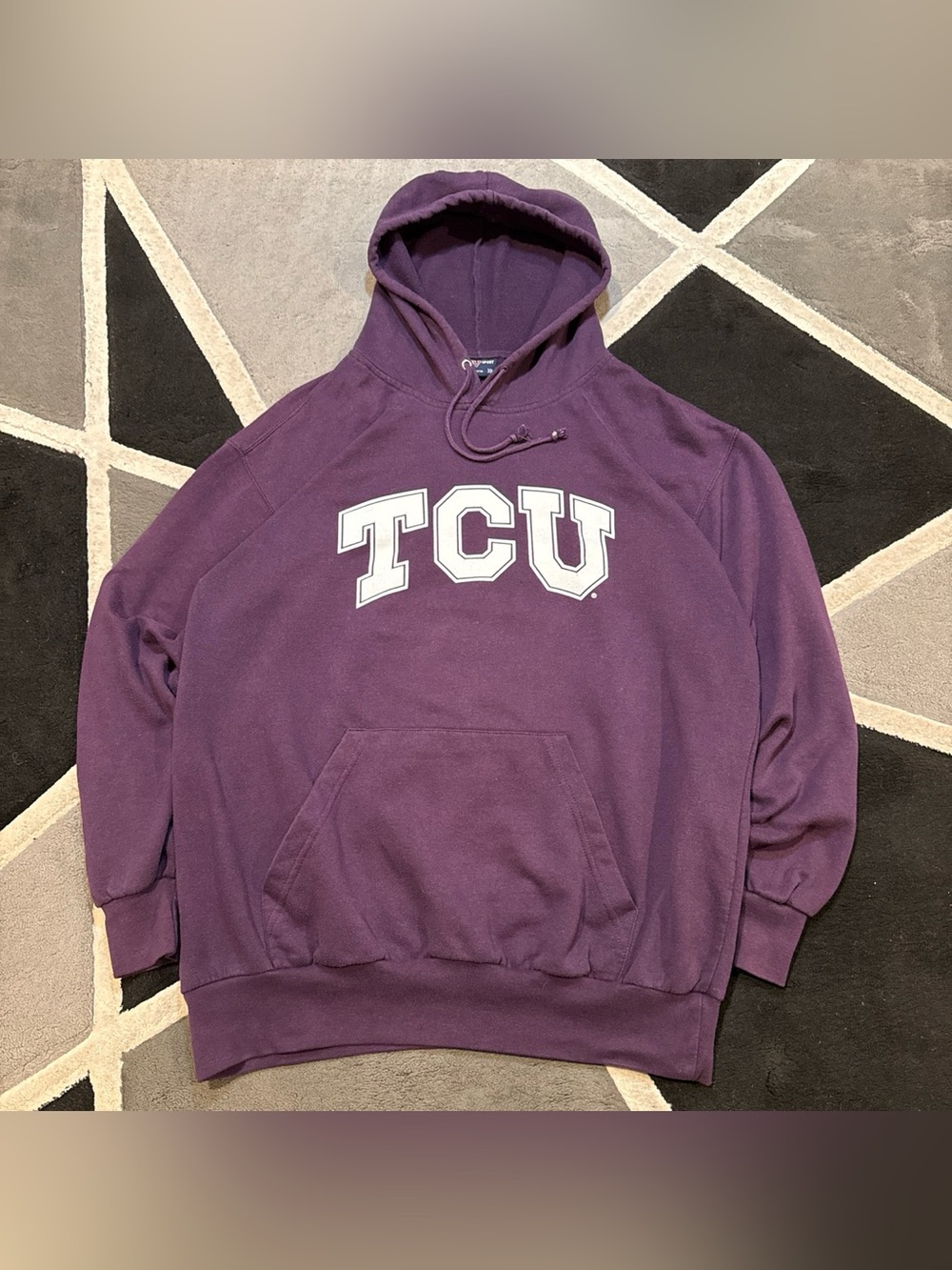 Purple TCU MV sports hoodie